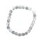 Smoky Gray & Clear Rondelle Faceted Czech Glass Beads (1 strand/25 beads) (B614)